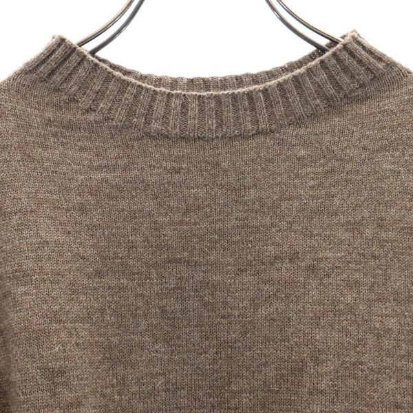 ANDERSEN-ANDERSEN アンデルセンアンデルセン イタリア製 ウール 長袖 セーター XS ブラウン サムホール ニット レディース