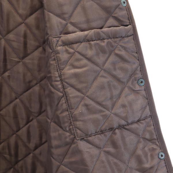 Mackintosh マッキントッシュ シップス別注 英国製 キルティングジャケット L ブラウン系 SHIPS メンズ