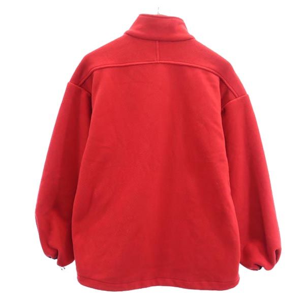 SIERRA DESIGNS シェラデザインズ ロゴ刺繍 フリースジャケット L 赤×黒 メンズ