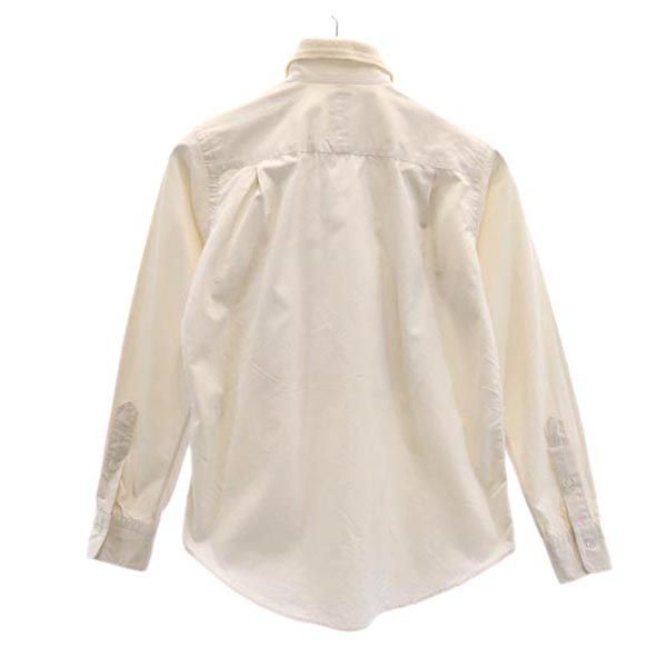 Scye サイ 日本製 ウールブレンド ニット切り替え 長袖 ニット切替 シャツ 36 ベージュ系 レディース