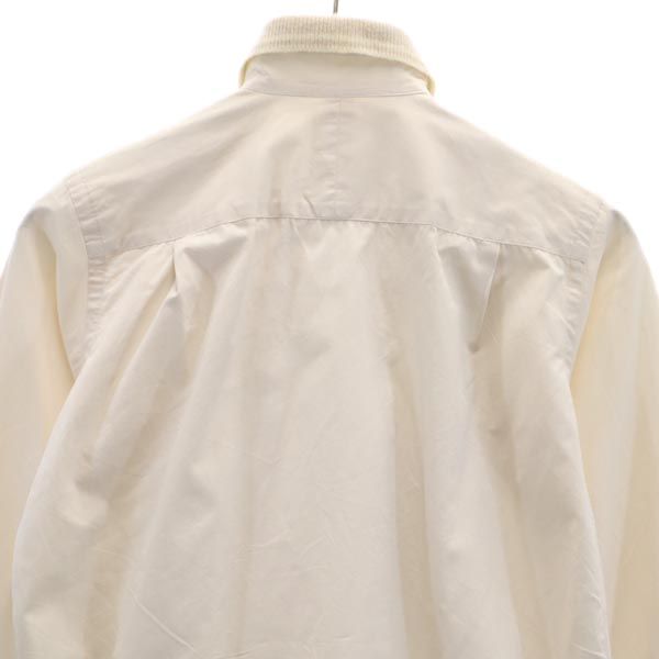 Scye サイ 日本製 ウールブレンド ニット切り替え 長袖 ニット切替 シャツ 36 ベージュ系 レディース