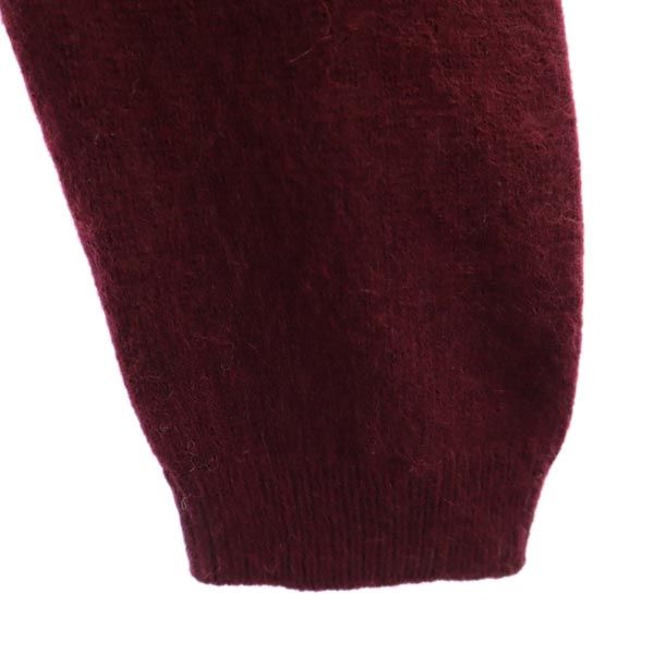 wjk ダブルジェイケイ ウールブレンド 長袖 セーター 1 えんじ ニット メンズ