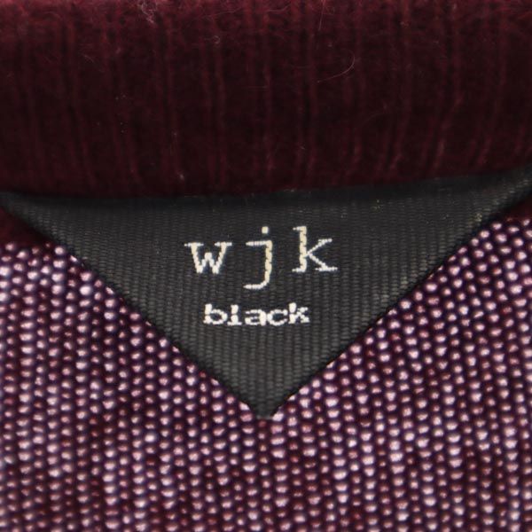 wjk ダブルジェイケイ ウールブレンド 長袖 セーター 1 えんじ ニット メンズ