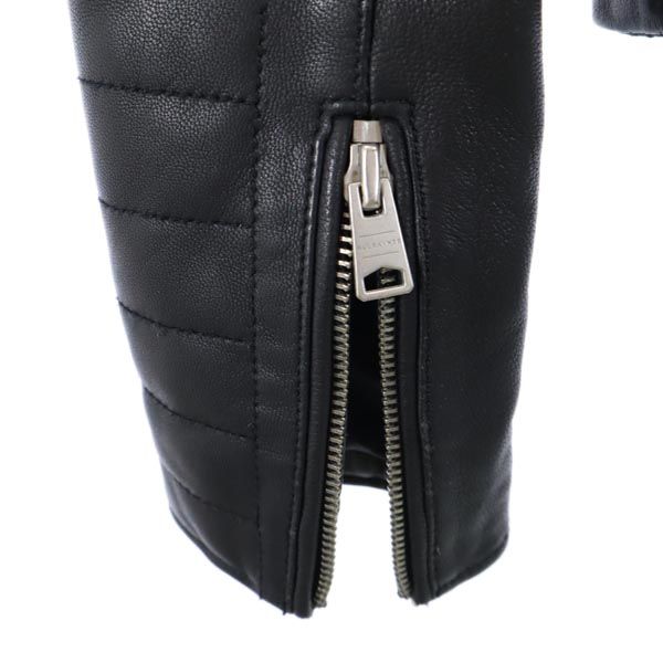 ALLSAINTS オールセインツ 羊革 レザージャケット UK2 黒 本皮 レディース