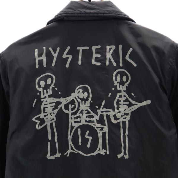 ヒステリック ライダース風 デザイン 中綿ジャケット 140cm 黒 HYSTERIC キッズ