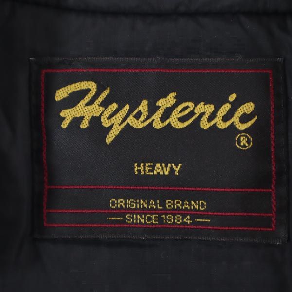 ヒステリック ライダース風 デザイン 中綿ジャケット 140cm 黒 HYSTERIC キッズ