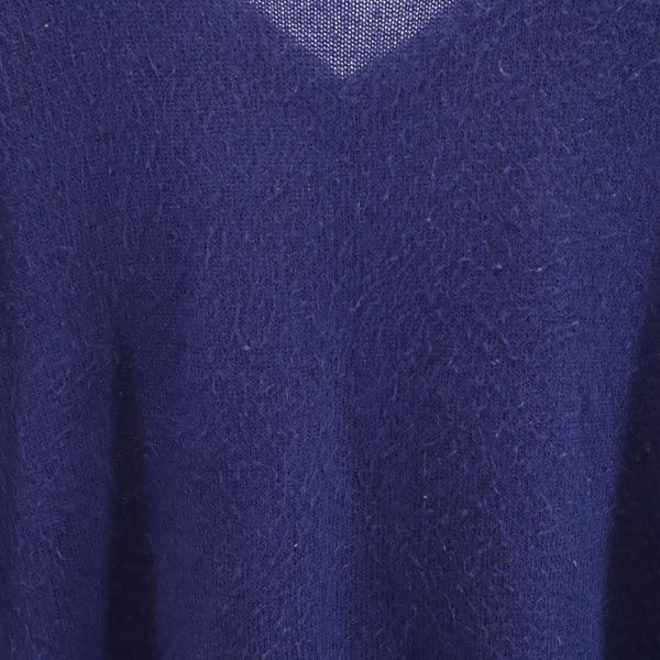 LACOSTE ラコステ 長袖 Vネック セーター ネイビー系 ニット メンズ