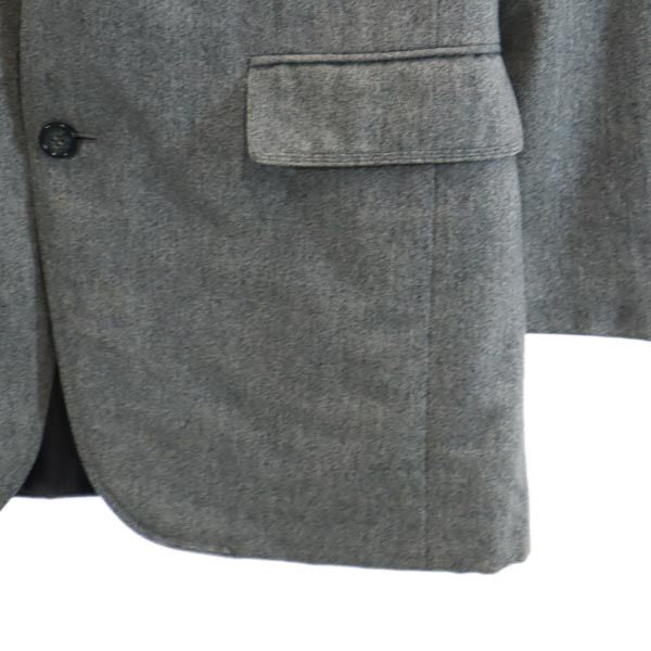 LANVIN ランバン ウールブレンド テーラードジャケット M48-35 グレー メンズ