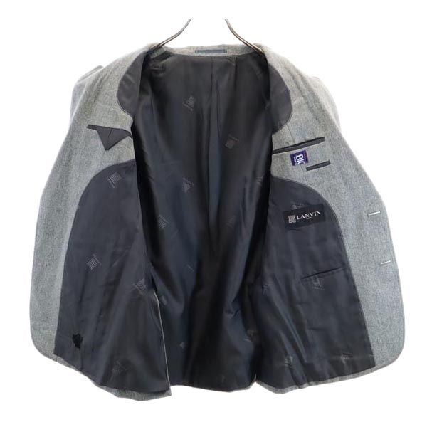 LANVIN ランバン ウールブレンド テーラードジャケット M48-35 グレー メンズ