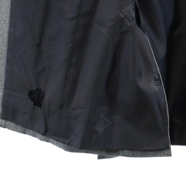 LANVIN ランバン ウールブレンド テーラードジャケット M48-35 グレー メンズ