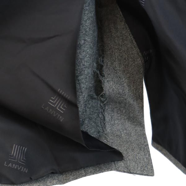 LANVIN ランバン ウールブレンド テーラードジャケット M48-35 グレー メンズ