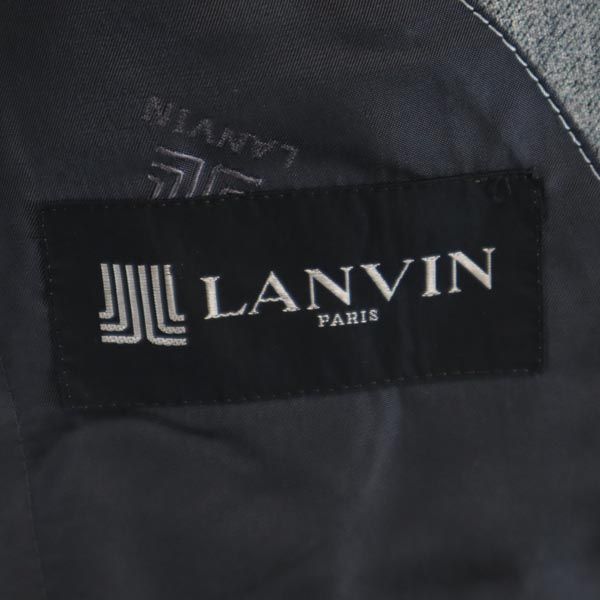 LANVIN ランバン ウールブレンド テーラードジャケット M48-35 グレー メンズ