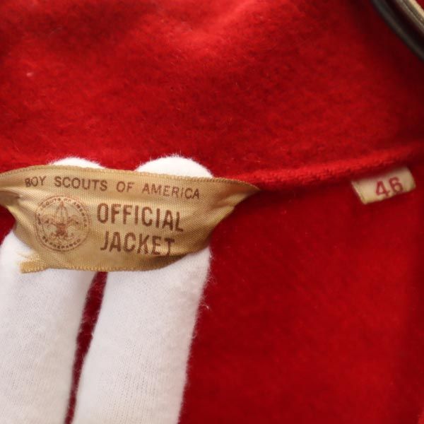 BOY SCOUTS オフィシャル ジャケット 46 レッド メンズ