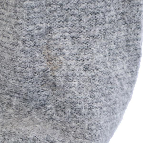 LANVIN ランバン 日本製 モヘヤブレンド 7分袖 チュニック 38 グレー系 レディース