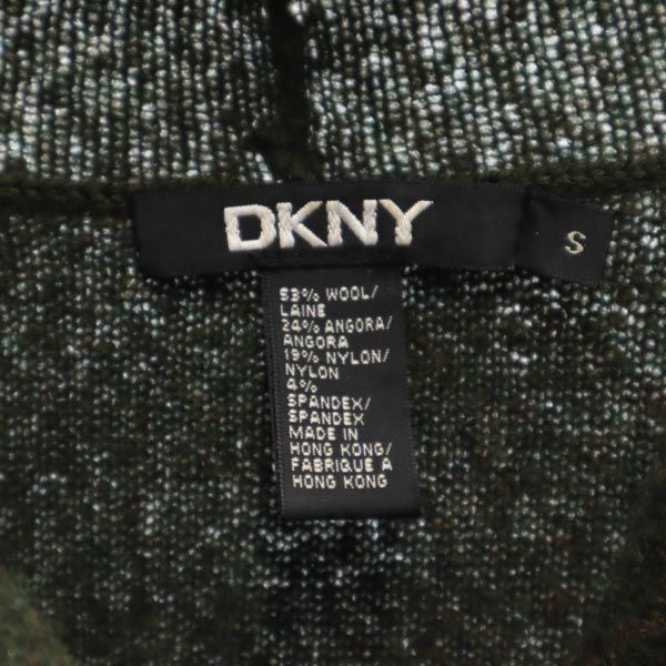DKNY ディーケーエヌワイ ウールブレンド 長袖 タートルネック ニット S カーキ系 セーター レディース
