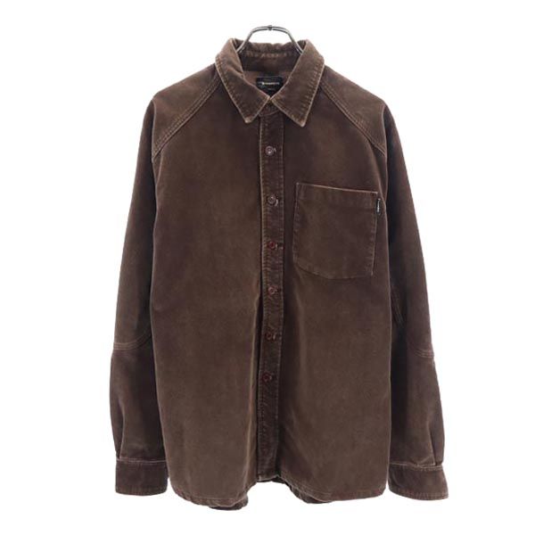 freshjive フレッシュジャイブ 長袖 コーデュロイシャツ M 茶 メンズ