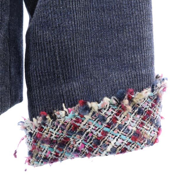 Rene ルネ コーデュロイ テーラードジャケット 36 青系 レディース