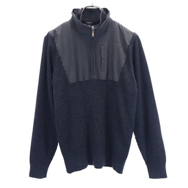 LANVIN SPORT ランバン スポーツ 長袖 ニット M ダークグレー セーター レディース