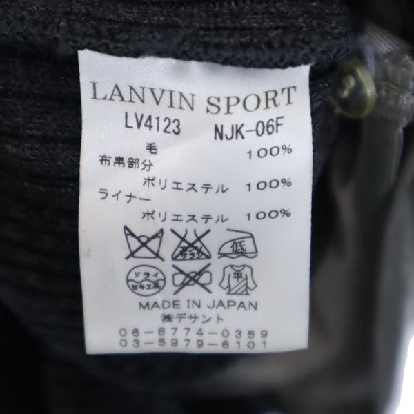 LANVIN SPORT ランバン スポーツ 長袖 ニット M ダークグレー セーター レディース