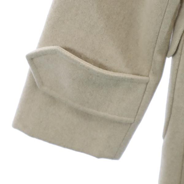 JIL SANDER ジルサンダー イタリア製 カシミヤウールブレンド ハーフ コート 34 ベージュ系 レディース