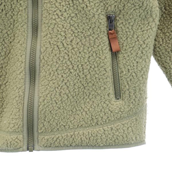patagonia パタゴニア 22801 ボア ボア フリースジャケット XS カーキ系 アウトドア 裏メッシュ メンズ