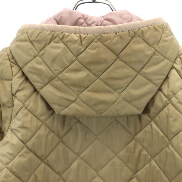 ラベンハム イギリス製 キルティングジャケット 36 ベージュ系 LAVENHAM 中綿 レディース