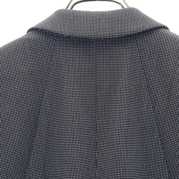 Emporio Armani エンポリオアルマーニ イタリア製 ドット テーラードジャケット 36 グレー系 レディース