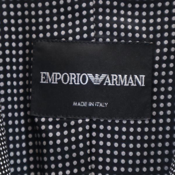 Emporio Armani エンポリオアルマーニ イタリア製 ドット テーラードジャケット 36 グレー系 レディース