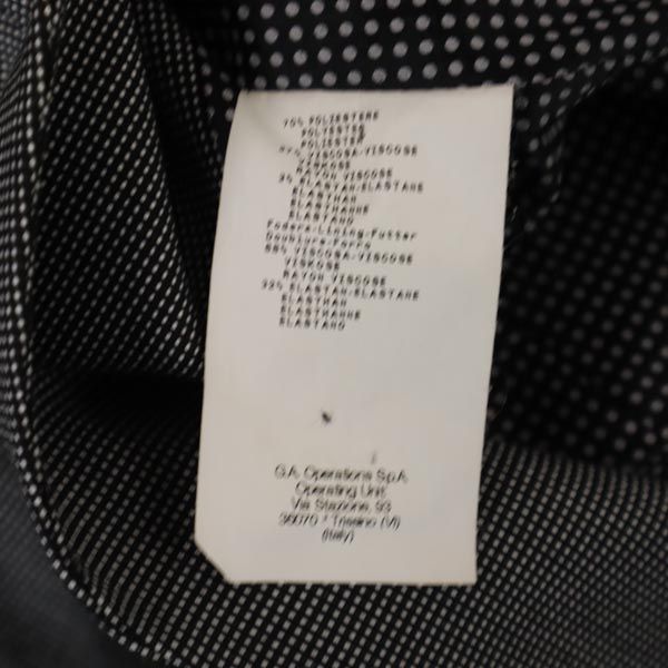 Emporio Armani エンポリオアルマーニ イタリア製 ドット テーラードジャケット 36 グレー系 レディース