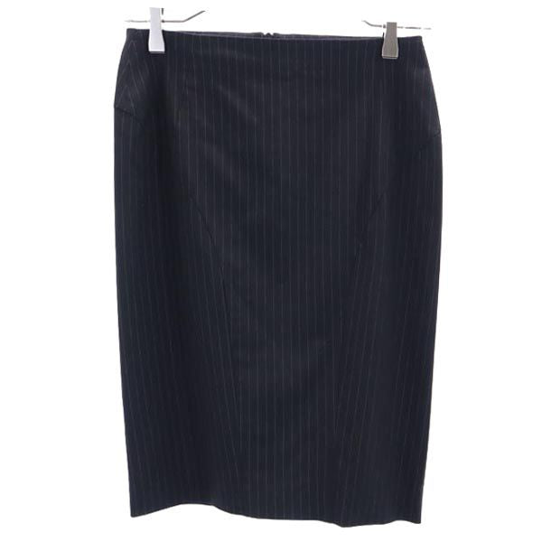 Emporio Armani エンポリオアルマーニ スカートスーツ 上下 セットアップ 上:38 下:36 黒系 テーラードジャケット レディース