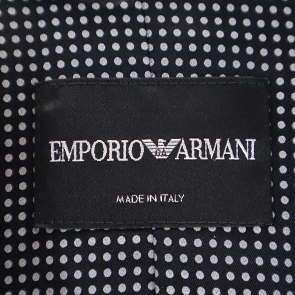 Emporio Armani エンポリオアルマーニ スカートスーツ 上下 セットアップ 上:38 下:36 黒系 テーラードジャケット レディース