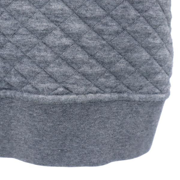 patagonia パタゴニア 長袖 キルティング トレーナー M グレー系 アウトドア プルオーバー ハーフボタン レディース