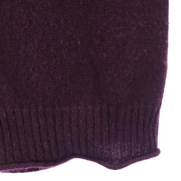 MAX&CO マックスアンドコー カシミヤ100% 長袖 ニット カーディガン S ボルドー Vネック レディース