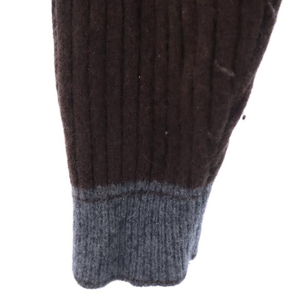 Paul Smith ポールスミス カシミヤブレンド ニット ジップジャケット M ブラウン系 メンズ