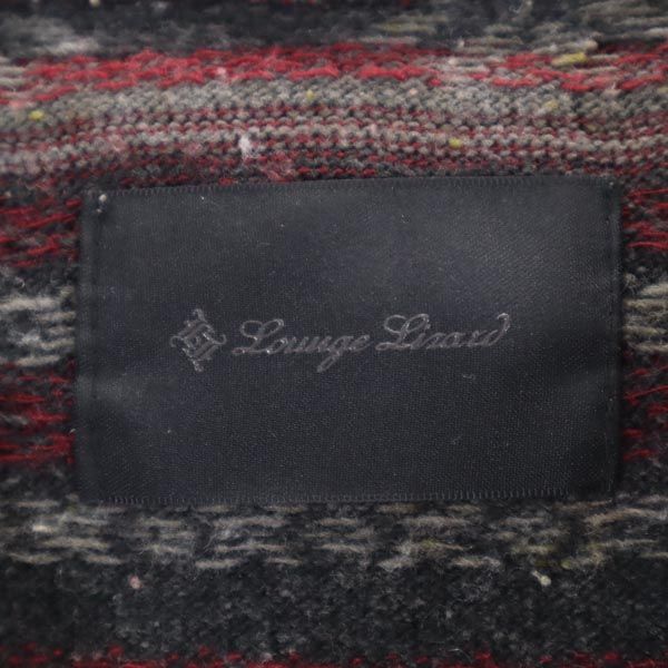 LOUNGE LIZARD ラウンジリザード 長袖 ジップパーカー 2 グレー系 メンズ