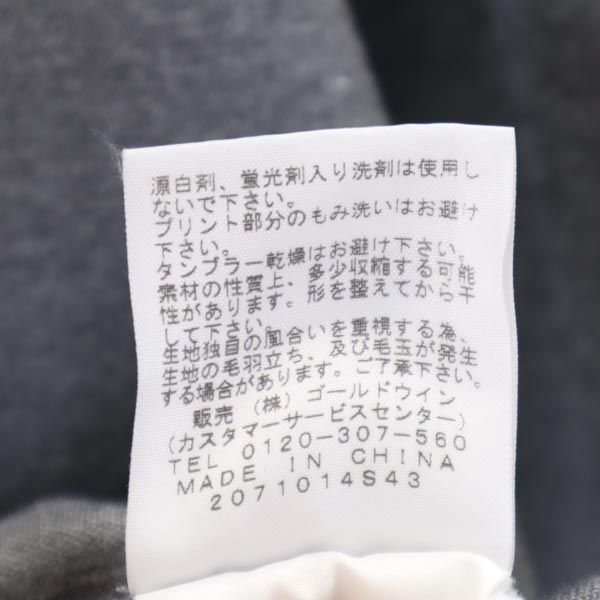 THE NORTH FACE ノースフェイス NLW71253 長袖 スウェット パーカー L グレー系 アウトドア プルオーバー 裏起毛 レディース