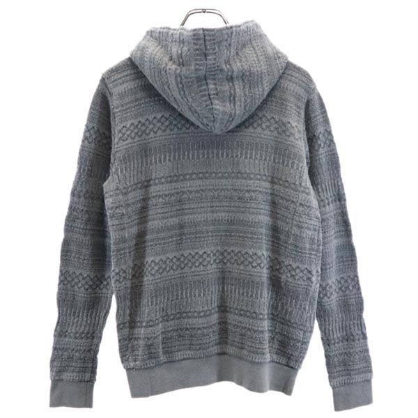 LOUNGE LIZARD ラウンジリザード 日本製 長袖 ジップパーカー 2 グレー系 メンズ