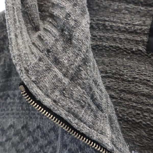 LOUNGE LIZARD ラウンジリザード 日本製 長袖 ジップパーカー 2 グレー系 メンズ