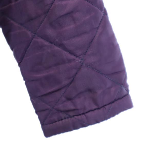 LAVENHAM ラベンハム ロゴ刺繍 キルティングジャケット AGE8 紫 キッズ