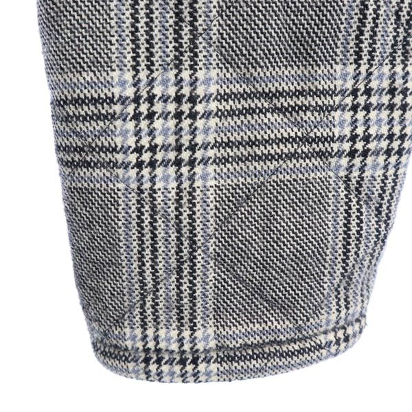 ラベンハム ポールスミス コラボ イギリス製 キルティングジャケット M グレー系 LAVENHAM レディース