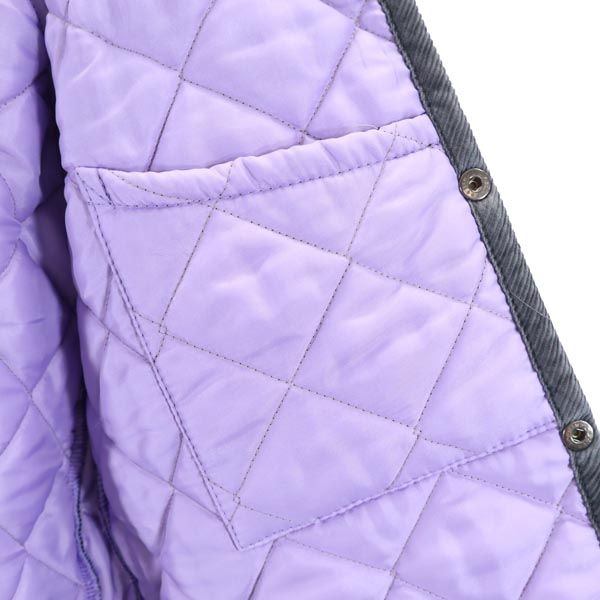 ラベンハム ポールスミス コラボ イギリス製 キルティングジャケット M グレー系 LAVENHAM レディース