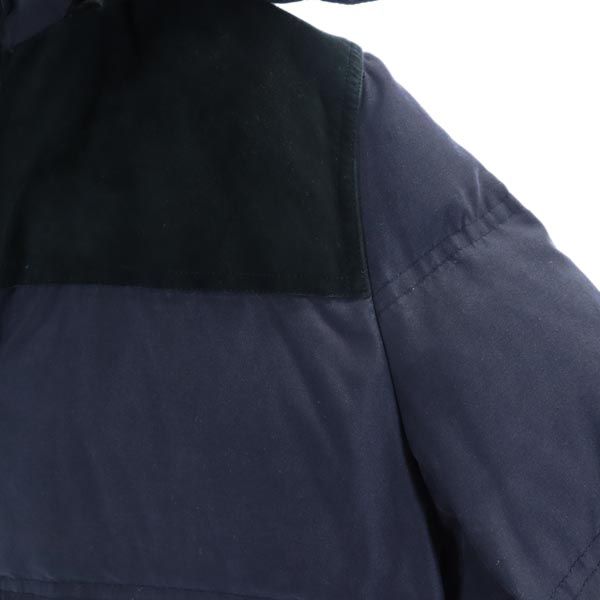 ロンハーマン ダウンジャケット S 紺 Ron Herman フード付 レディース