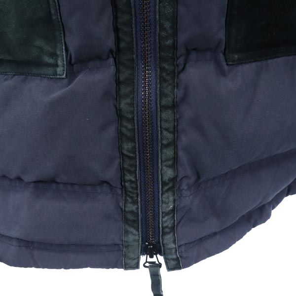 ロンハーマン ダウンジャケット S 紺 Ron Herman フード付 レディース