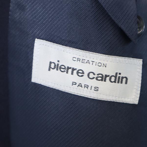 Pierre Cardin ピエールカルダン 日本製 ウール テーラードジャケット ネイビー ダブルボタン メンズ