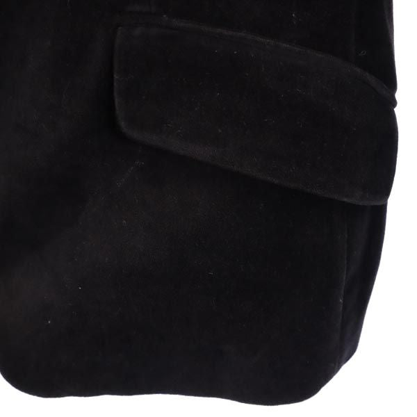 MAX MARA WEEKEND マックスマーラ ウイークエンド テーラードジャケット 44 ブラウン ベロア調 レディース