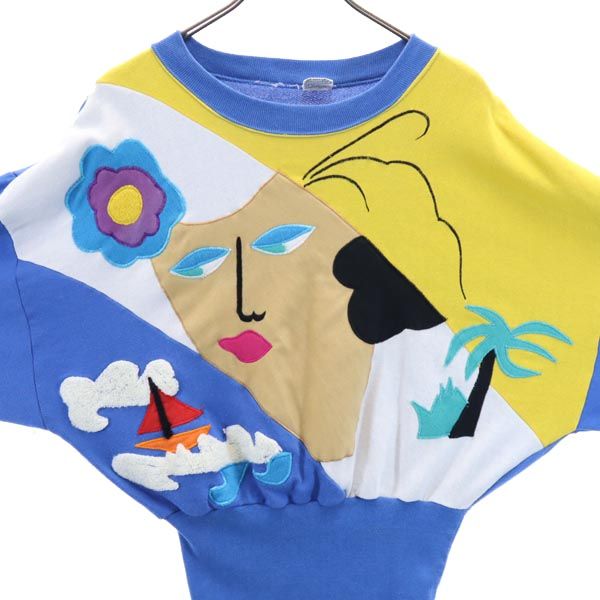 OLD オールド 90s 長袖 ドルマンスリーブ スウェット トレーナー M レディース