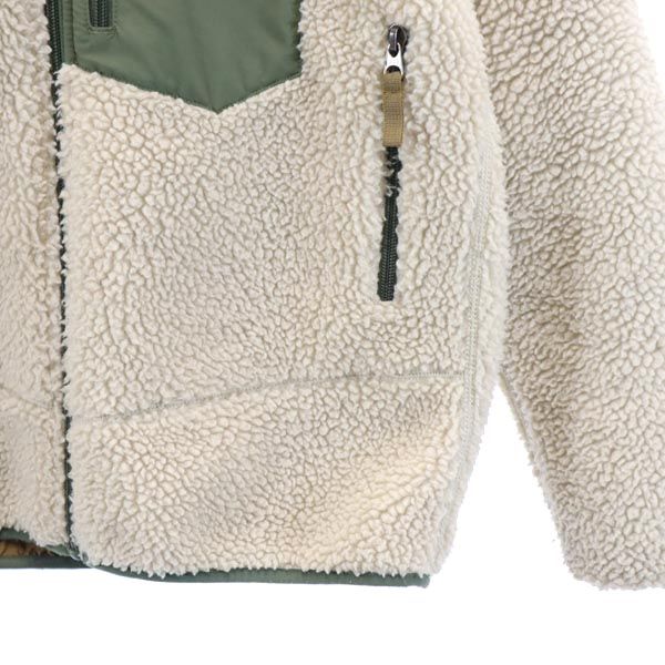patagonia パタゴニア 65625 キッズレトロX ボア フリースジャケット XL ベージュ系 アウトドア キッズ