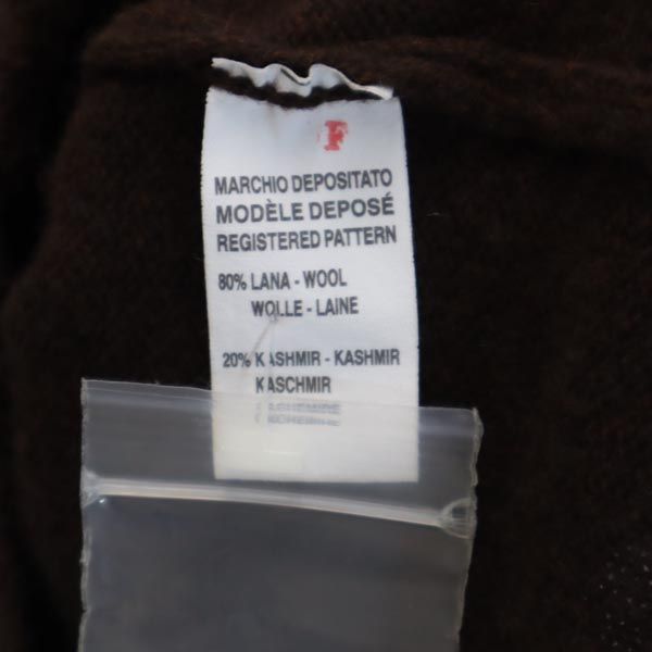 未使用 PAULE KA ポールカ イタリア製 カシミヤブレンド ニットベスト M 茶系 レディース