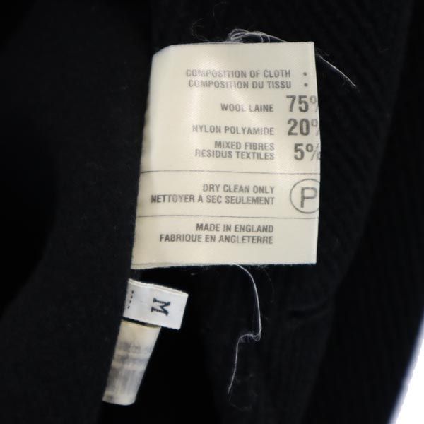 MONTGOMERY by Tibbett モンゴメリー ウールジャケット M 黒 クルミボタン メンズ