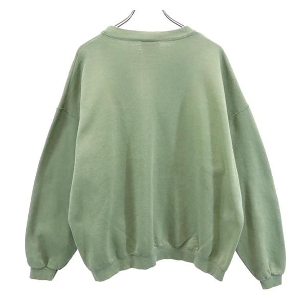 Lee リー 90s オールド USA製 ヘビーウエイト 長袖 スウェット トレーナー XL 緑系 メンズ